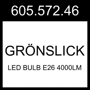IKEA GRONSLICK GRÖNSLICK LED Bulb E26 4000lm   605.572.46 - Picture 1 of 1