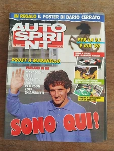 1989 11 27 AUTOSPRINT 27 NOVEMBRE 1989 N.47 ANNO XXIX CON POSTER CERRATO - Picture 1 of 10