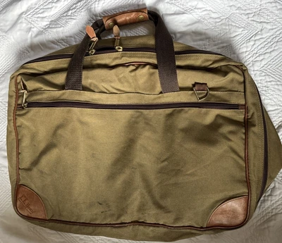 Bolso maleta de lona LL Bean Tan de colección Foto 1 de 4