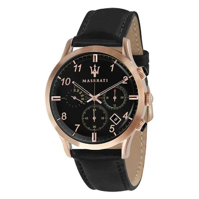 Maserati Ricordo – Orologio Uomo Nero e Oro Rosa (R8871625004) - Immagine 1 di 3