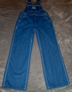 Liberty Overalls Boy's 12 26x26 Blue Denim Straight Leg Workwear Cotton - Picture 1 of 4