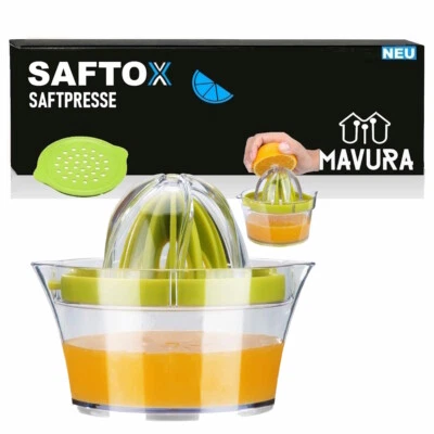 SAFTOX Orangenpresse Saftpresse Zitronenpresse Zitruspresse Handpresse Entsafter - Bild 1 von 4