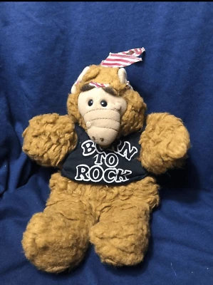 ALF Born To Rock Peluche Marioneta de Mano Alien Burger King Juguete 11" De Colección 1988 Foto 1 de 3