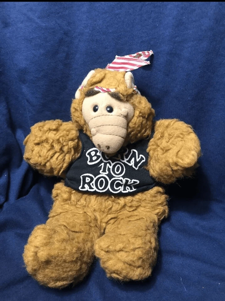 ALF Born To Rock Peluche Marioneta de Mano Alien Burger King Juguete 11" De Colección 1988 Foto 1 de 3