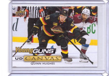 2019-20 Upper Deck Young Guns Canvas #C211 Quinn Hughes - Vancouver Canucks RC