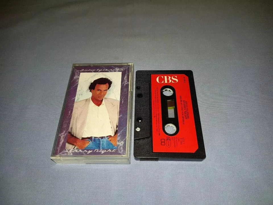JULIO IGLESIAS STARRY NIGHT CASSETTE TAPE ALBUM - Image 1 of 2