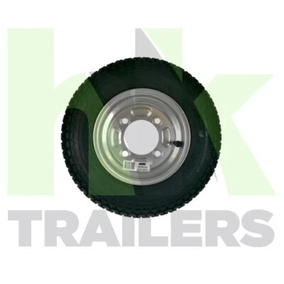 3.50 x 8 wheel and tyre for Erde 102, Maypole & Daxara Trailers, 115mm PCD - Image 1 of 2