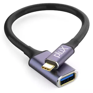 USB C to USB Adaptor, Type C Male to USB 3.0 Female OTG Adapter Cable 3A - Picture 1 of 9