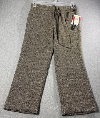 Calça de malha feminina Style & Co bota crop tamanho 4 nova com etiquetas - Imagem 1 de 4