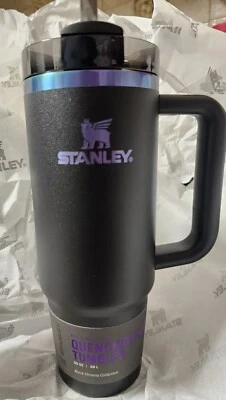 TOTALMENTE NUEVO Stanley 30 oz. Vaso Quencher H2.0 FlowState negro croma nuevo en caja Foto 1 de 3