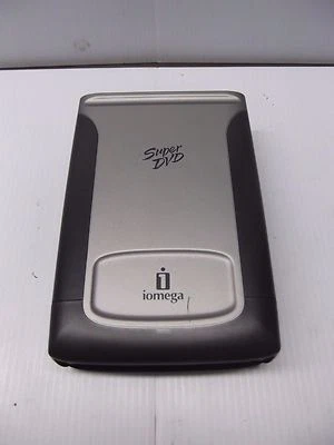 Unidad de DVD RW externa Iomega Super DVD modelo DVDRW4224E2Q sin fuente de alimentación Foto 1 de 4