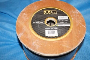16 AWG Black 500ft Maxkore Soft Touch Speaker Wire Cable 100% Copper - Picture 1 of 7