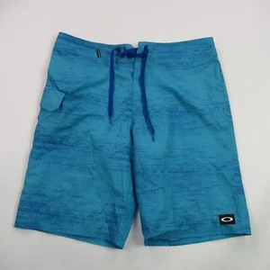 Oakley Shorts Mens Size 33 Blue Pocket Button Lightweight Outdoors Beach - Picture 1 of 10