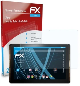 atFoliX 2x Screen Protector for Acer Iconia Tab 10 A3-A40 clear - Picture 1 of 8
