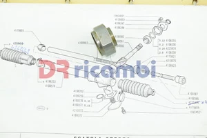 Écrou Interne Crémaillière Boîte Direction Fiat 127 128 A112 4290586 4179821 - Picture 1 of 3