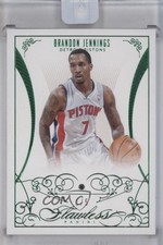2013-14 Panini Flawless Emerald /5 Brandon Jennings #18