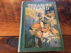 Treasure Island Robert Louis Stevenson 1924 Illus. Frank Godwin Winston - Picture 1 of 7
