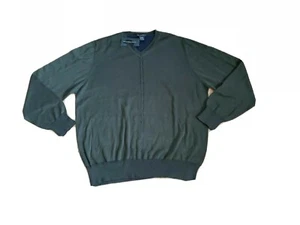 Suéter WeatherProof para hombre, XL, 100 % algodón, verde oliva - Imagen 1 de 4