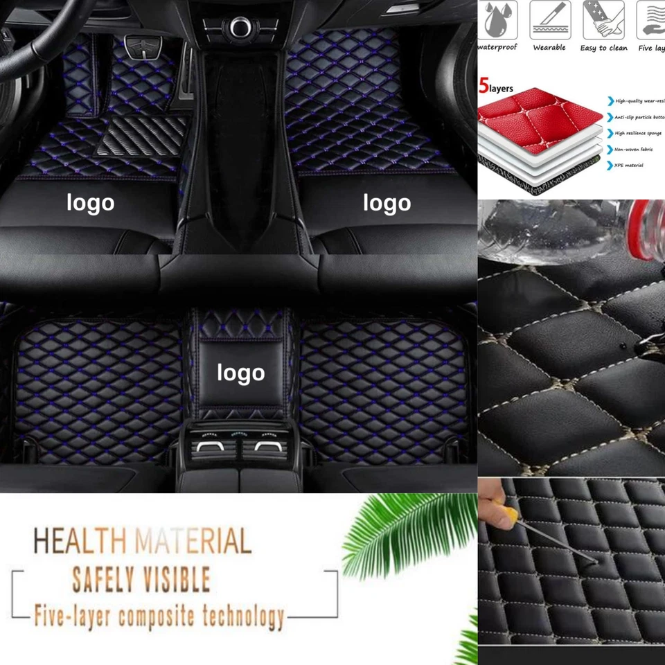 Alfombrillas impermeables de lujo aptas para Toyota Venza 2008-2024 Foto 1 de 4