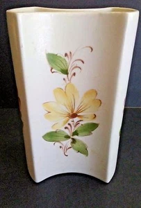 Vaso floreale in ceramica dipinto a mano FTD Sado made in Portugal 5 3/4 x 3,5" - Foto 1 di 9