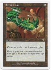 Feroz's ban (Feroz 'Spell) 295-RARE - 7. Edition-MTG 2001-English-MINT