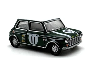 1:76 Green 1968 Mini Cooper S #11 Classic Model Diecast Metal Car - Picture 1 of 7