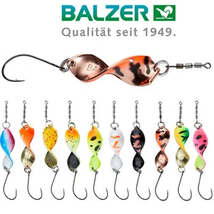 Cuchara de tirador Balzer | 2,5 g y 3,5 g | cebo activo UV truchas spinner intermitente NUEVO - Imagen 1 de 11