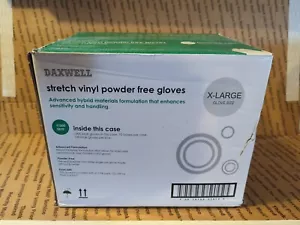 XL Vinyl exam Glove Disposable Latex & Powder Free - 10 boxes (1000 gloves) - Picture 1 of 1