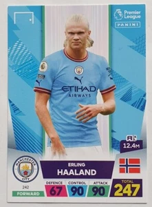 #242 ERLING HAALAND (Manchester City) Panini ADRENALYN XL Premier League 2022-23 - Imagen 1 de 1