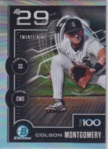Colson Montgomery 2025 Bowman #BTP-29 Scouts Top 100 White Sox Baseballkarte - Bild 1 von 1