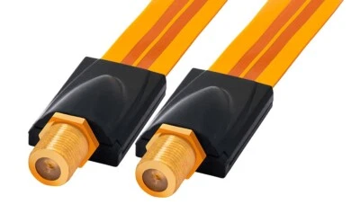 BIGtec Fensterdurchführung SAT Kabel Kupplung extrem flach 26cm Türen Fenster - Bild 1 von 4