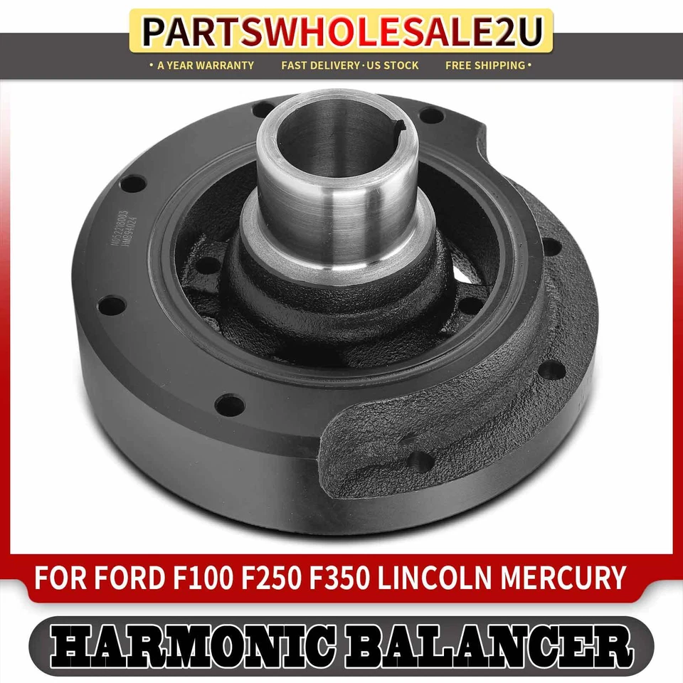 New Engine Harmonic Balancer for Ford F-150 F-250 Lincoln Mark VI Mercury Cougar - Image 1 of 4