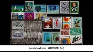 NAZIONI UNITE - MINI LOTTO DI 19 FRANCOBOLLI E 1 MIN/SHT MNH - Foto 1 di 1