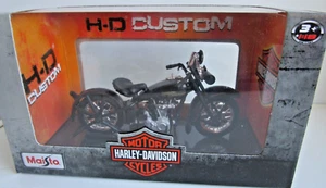 Maisto HARLEY DAVIDSON 1928 JDH TWIN CAM BLACK Motorcycle 1:18 Scale MIB - Picture 1 of 5