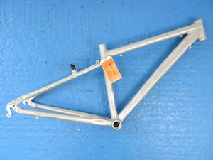 NOS Good Quality 700C Unisex Hybrid Bike Frame Raw Alloy 14" X-Sml VB FR-92-RC - Picture 1 of 12