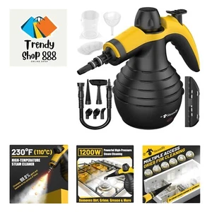 Pressurized Handheld Steam Cleaner with 10pcs Accessories & Safety Lock, Mult... - Picture 1 of 9
