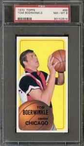 1970-71 TOPPS #68 TOM BOERWINKLE PSA 8 BULLS - Picture 1 of 2