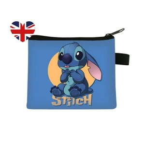 Disney Lilo & Stitch Zipped Coin Money Purse Wallet Bag And Zip Gift - Picture 1 of 1