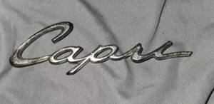 VINTAGE MERCURY CAPRI METAL EMBLEM SCRIPT OEM Used - Picture 1 of 2