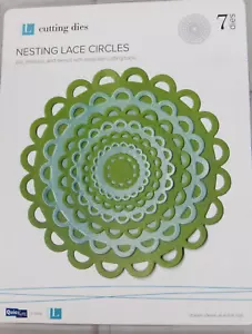 QuicKutz/Lifestyle Crafts Nesting Lace Circles 7 cutting dies DC0155 - Picture 1 of 2