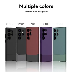 Ultra-thin Frosted Hard Case Splicing Clashing Colors for Samsung S24 ultra - Picture 1 of 19