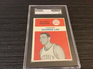Fleer George Lee #27 1961-62 SGC auténtico - Imagen 1 de 3