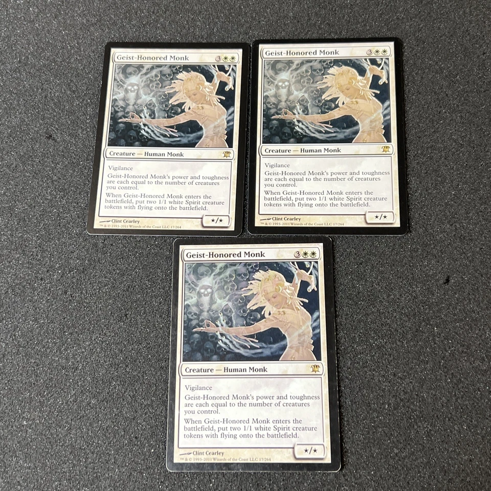Geist-Honored Monk  Magic The Gathering Mtg Rare Innistrad Card 3 - Image 1 of 4