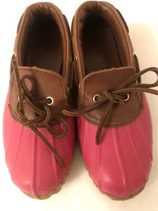 Zapatos Botines Ralph Lauren Rosa Goma MAKENNA DUCK Talla 6 B - Imagen 1 de 7