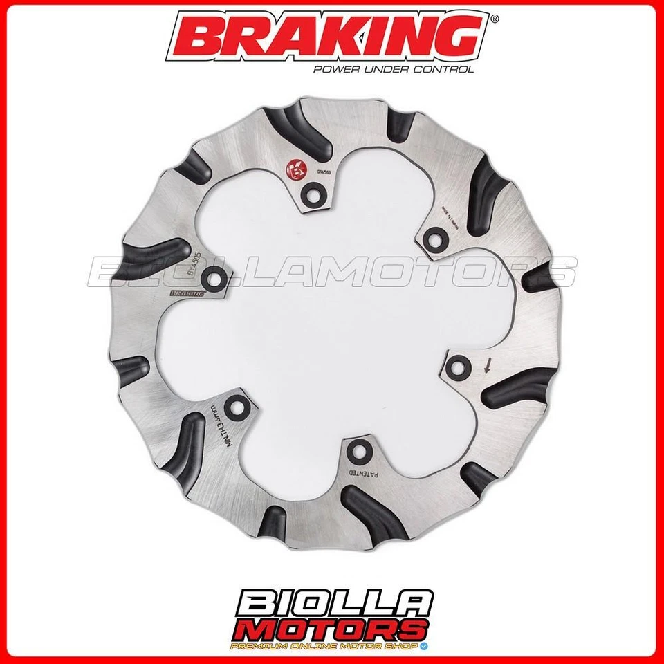 BY4505 DISCO FRENO POSTERIORE DX BRAKING GAS GAS EC 125 1998 - WAVE FLOTTANTE BA Foto 1 de 4