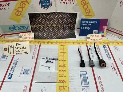 07-09 KIA SPECTRA ПАССАЖИРСКИЙ ПРАВЫЙ ФАРЫ ПРОВОД ЖГУТ СОЕДИНИТЕЛЬ КОСИЧКИ ВИЛКИ - Изображение 1 из 4