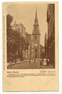 Vintage Postkarte - Brown Lozenges und Old North Church - Boston - unbenutzt - Bild 1 von 2