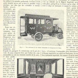 Les automobiles de la Cour de Chine - - Article de presse 1904 - Picture 1 of 2