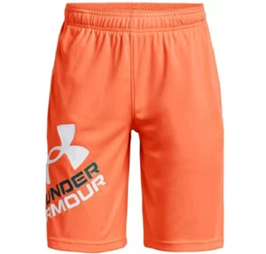 UNDER ARMOUR Boys' PROTOTYPE 2.0 Shorts **ORANGE BLAST/MULTI - M, L ** NWT - Picture 1 of 2