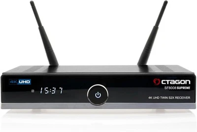 Octagon SF8008 V3 Supreme Twin Sat Receiver 2X DVB-S2X Tuner, E2 Linux & Define  - Bild 1 von 4